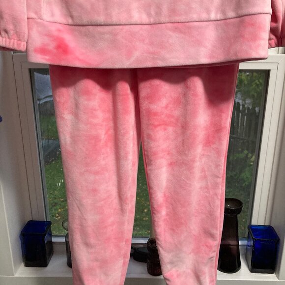 btween Girls Velor Track Suit Size 8 Pink EUC - Picture 6 of 11